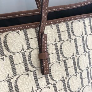 Carolina Herrera Monogram Tote Bag